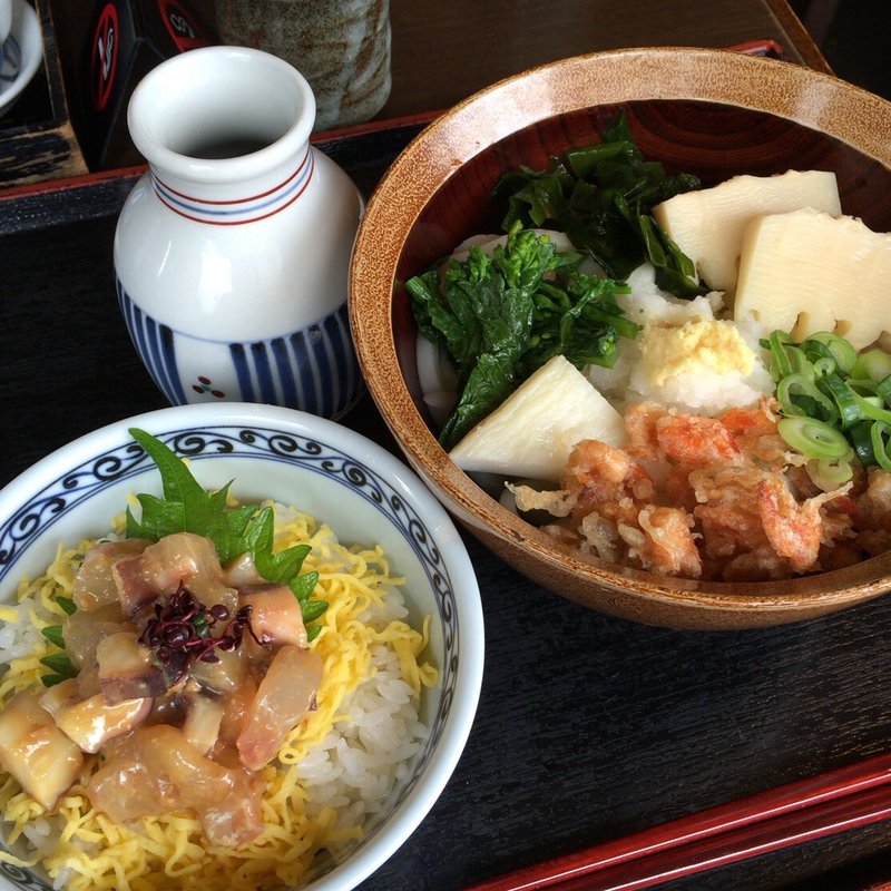 季節のぶっかけうどん(かおりひめ)