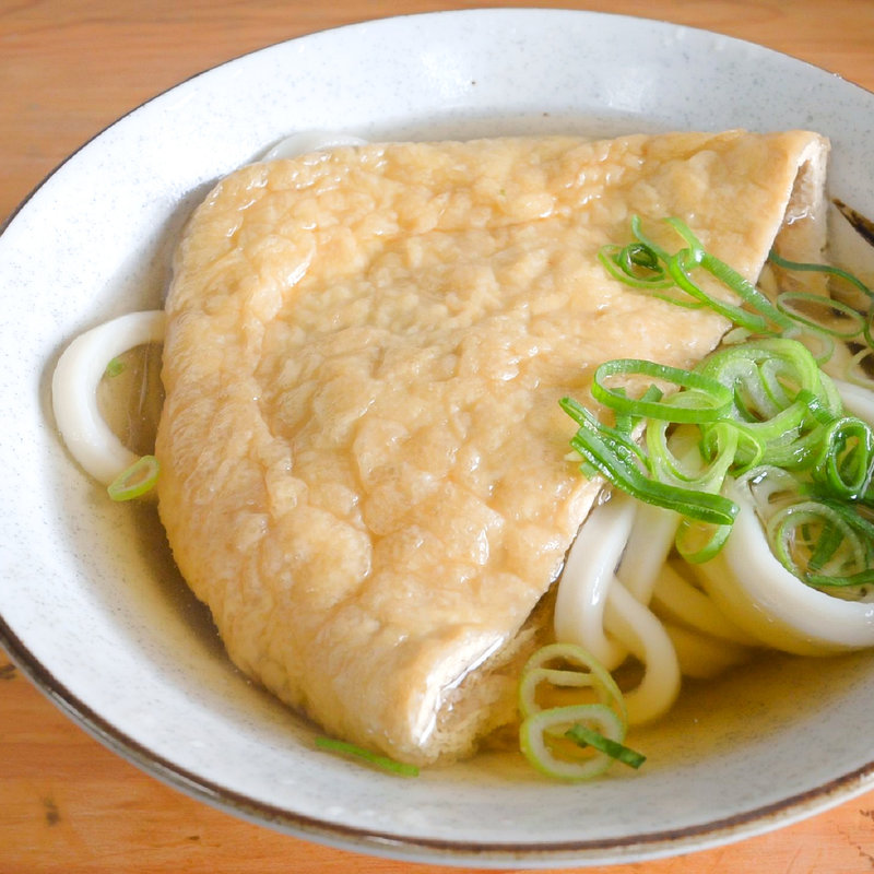 かけそのまま+お揚げ(上戸 （西端手打）)