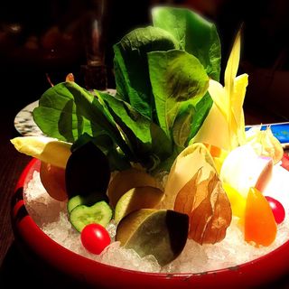 太陽と雨農園からの野菜（生、焼き）(いつも （itumo）)