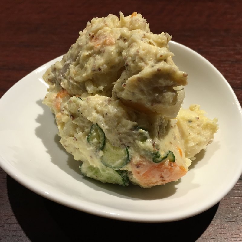 自家製パンチェッタのポテトサラダ(大衆肉バル Kamiichi 上大岡)