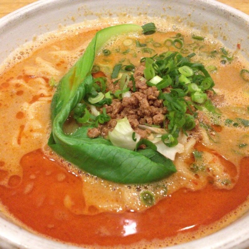担々麺(無化調醤油ラーメンとワインの店 しのわ 久留米本店)