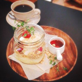 木苺とミルクのチーズケーキ