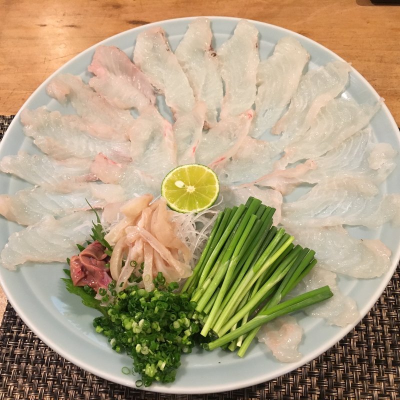 おこぜ お造り(中洲あまの)