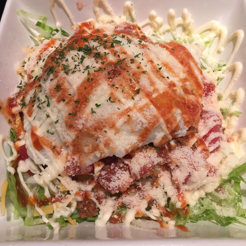 マヨ玉タコライス(オキナワ　カフェ （okinawa cafe）)