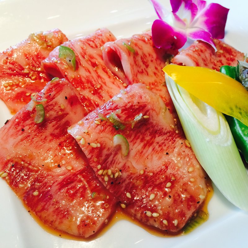 焼肉ランチBの焼物(叙々苑  金沢店)