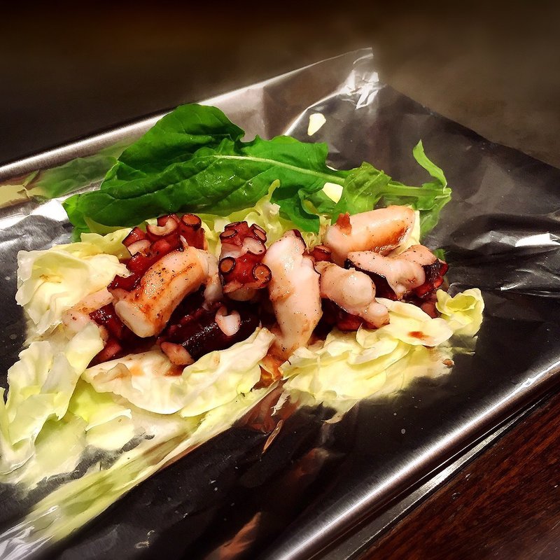 活タコ（明石）(鉄板焼よしむら)