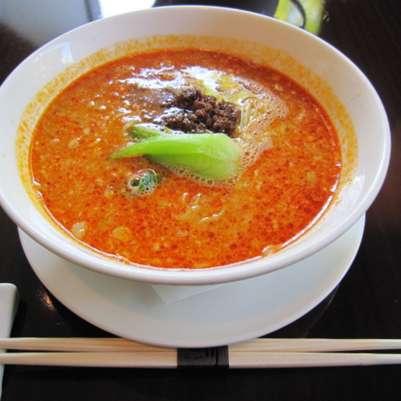 胡麻味噌入り辛味汁そば(担担麺）(四川)