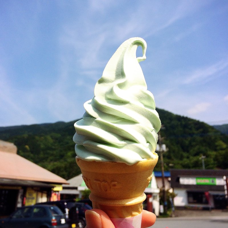 わさびソフト(浄蓮の滝観光センター  )