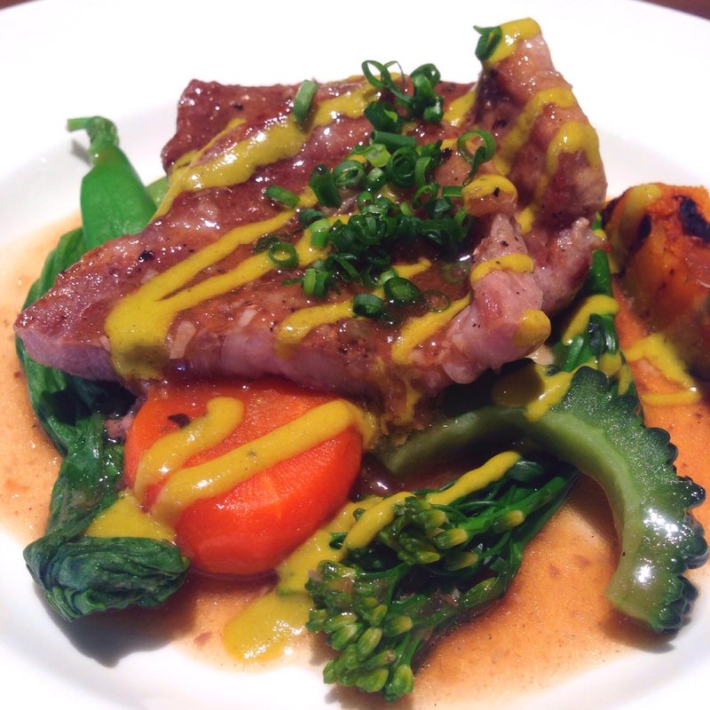 イベリコ豚のマスタードソース(ロアジス )