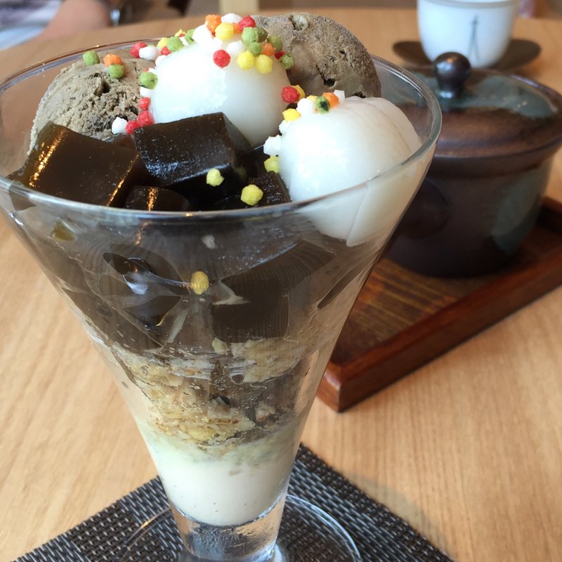 ほうじ茶パフェ(茶CAFE 竹若 )