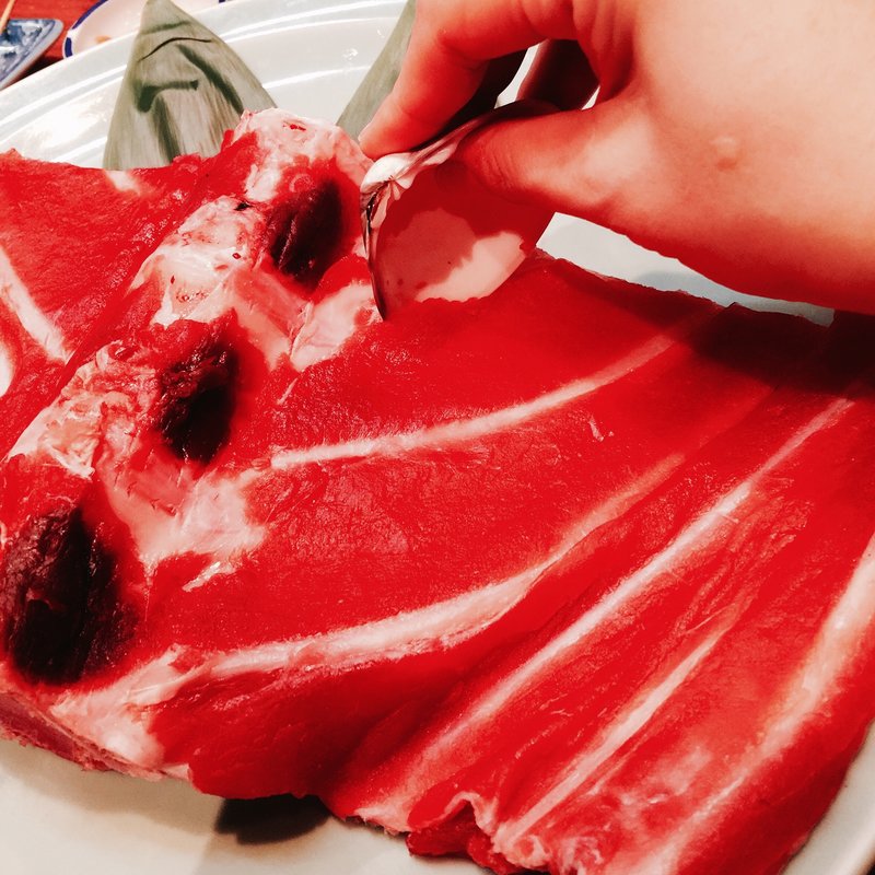 鮪の中落ち(Jige 築地店)