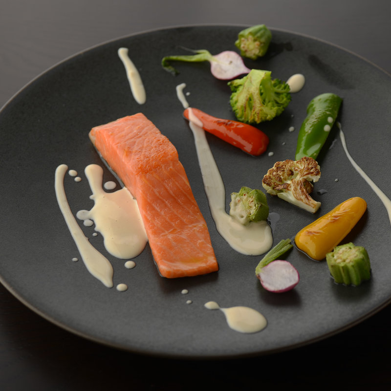 サーモンのカルパッチョ(Restaurant Le Ginkgo)