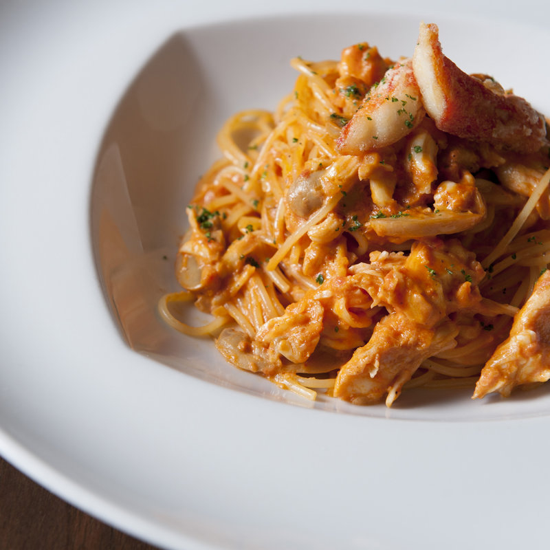 カニのクリームパスタ(エスタード 六本木店)