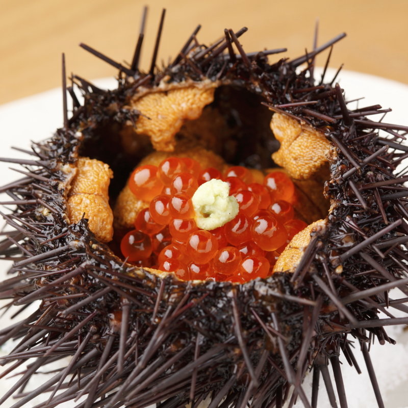 雲丹とイクラ(鮨すずき 新宿店 )