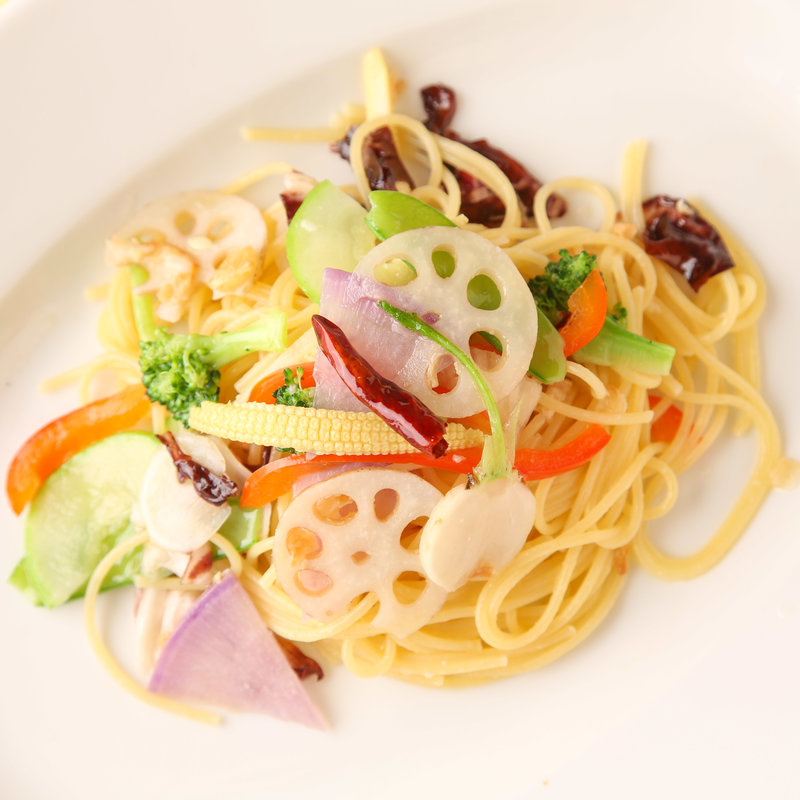 野菜とタコのパスタ(ルスティカネラ （RUSTICANELLA）)