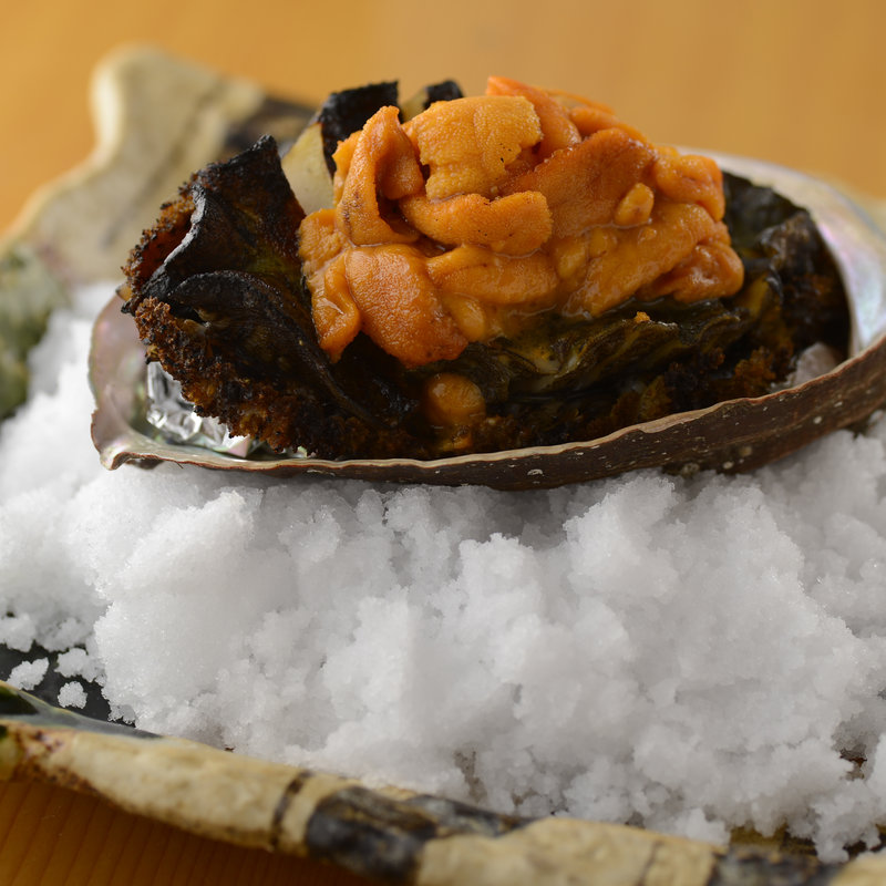 雲丹のお造り(代官山 韻)