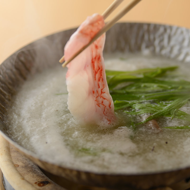 金目鯛のしゃぶしゃぶ(代官山 韻)