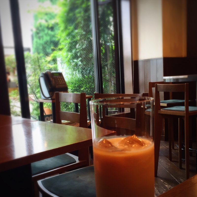 アイスカフェオレ(Hills club)