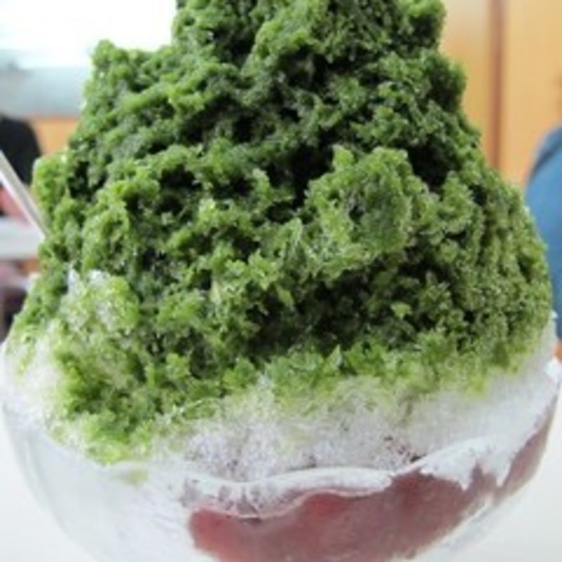 宇治金時ソフトトッピング(甘味処 角屋)