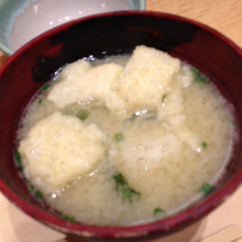 南関揚げのお味噌汁(赤坂うまや)