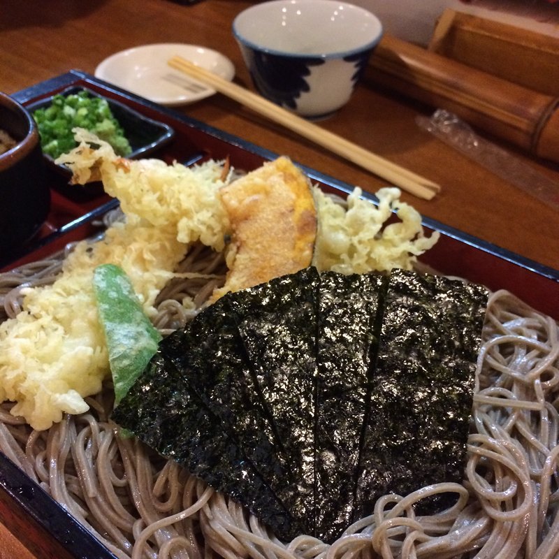 天ぷら板そば(吹上庵川辺店)