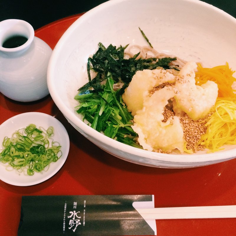 わさびおろし天ぷら蕎麦(麺所　水野 )