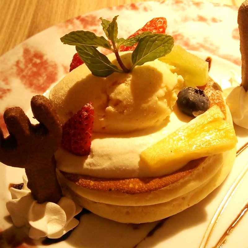 カナダ産メープルシロップのパンケーキ(アグレ カフェザテラス)