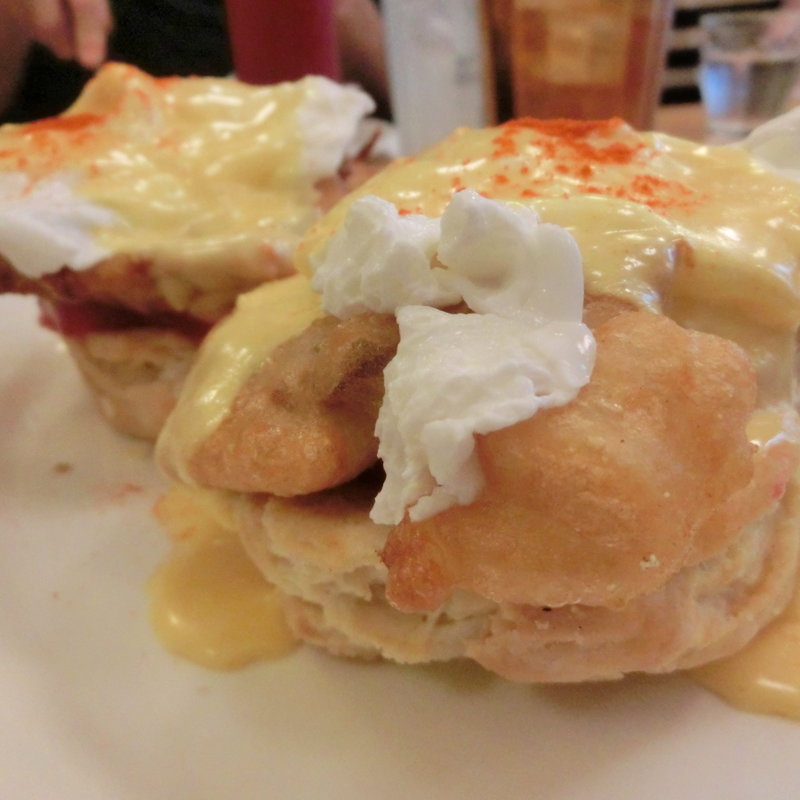 ソフトシェルクラブ　ベネディクト(クリントン・ストリート・ベイキング・カンパニー （CLINTON ST. BAKING COMPANY & RESTAURANT）)