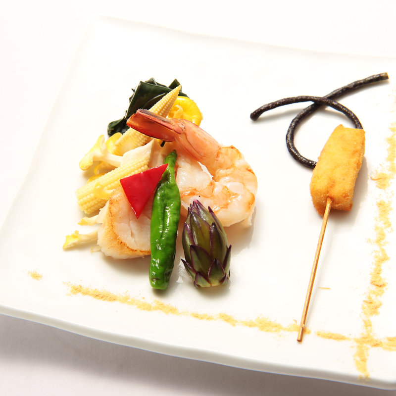 海老のグリル　フリットとともに(晁隆房)