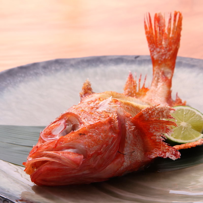 金目鯛の塩焼き(すし 鯔せ)