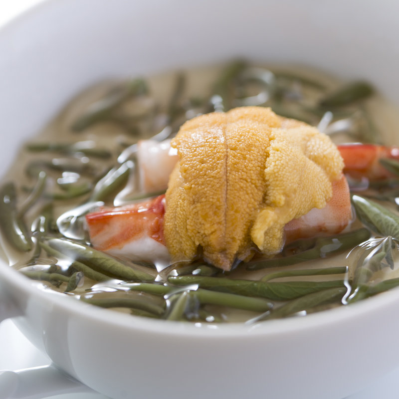 うにのジュレ(割烹・鮨 ます水)