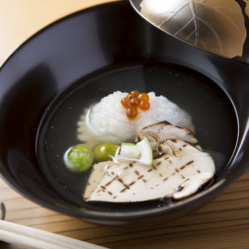 松茸　鱧(割烹・鮨 ます水)