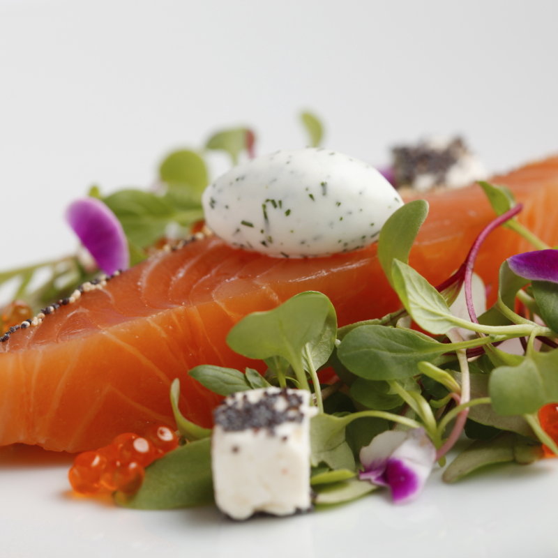 キングサーモンのカルパッチョ(オレゴンバー アンド グリル （The OREGON Bar&Grill）)