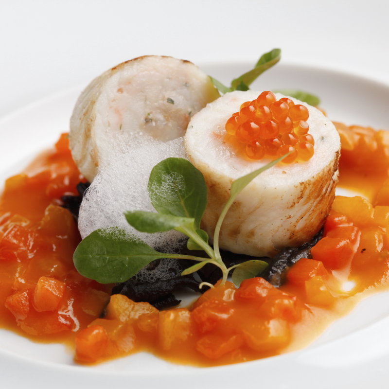 豚肉のグリル　ウニソース(オレゴンバー アンド グリル （The OREGON Bar&Grill）)