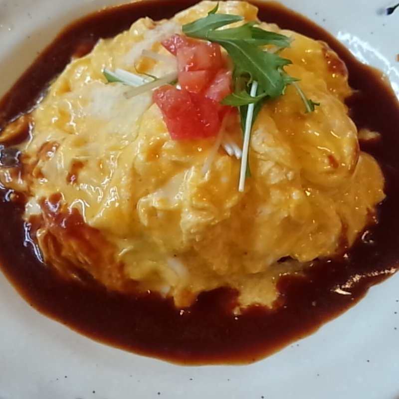 クロックセット ふわとろ卵のオムライス(クロックカフェ （CLOCK Cafe）)