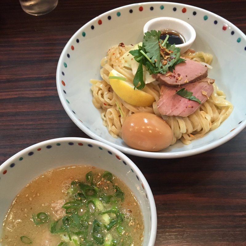 鴨白湯つけ麺(5月前半限定)