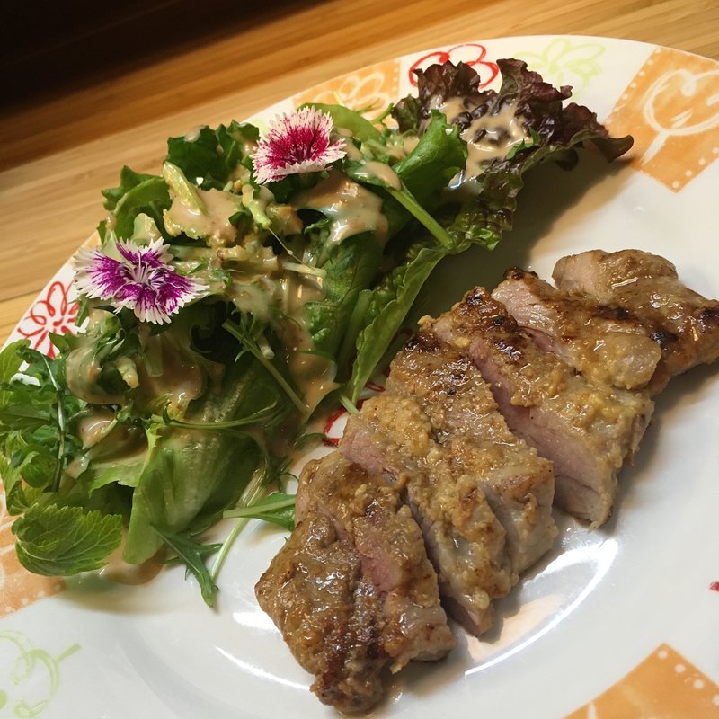 豚の味噌漬け(愛情たっぷり手料理　やきとり・しゃぶしゃぶ　来幸　)