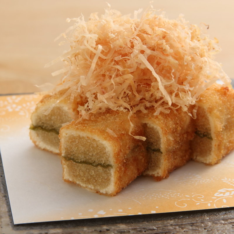 子持ち昆布の揚物(酒菜おもてなし陣家)