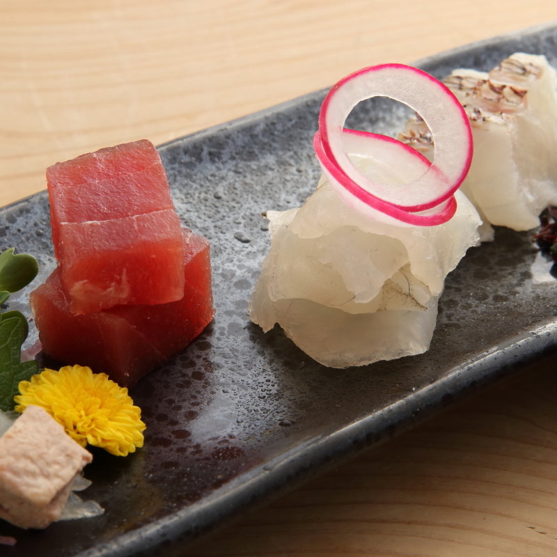 鮮魚の盛り合わせ(酒菜おもてなし陣家)