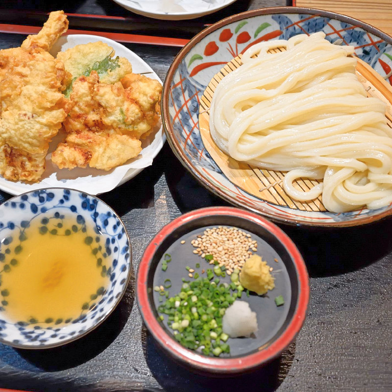 鶏天ざる(麺むすび )