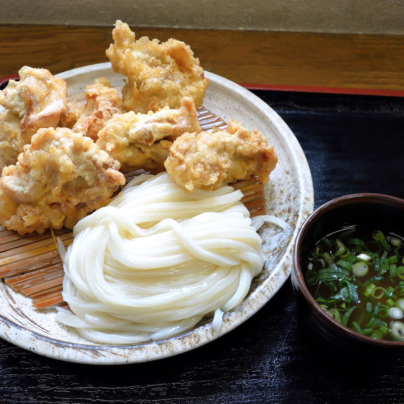 とり天ざる(うわさの麺蔵 )