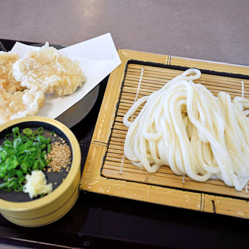 とり天ざるうどん(さぬき麺業 松並店 )