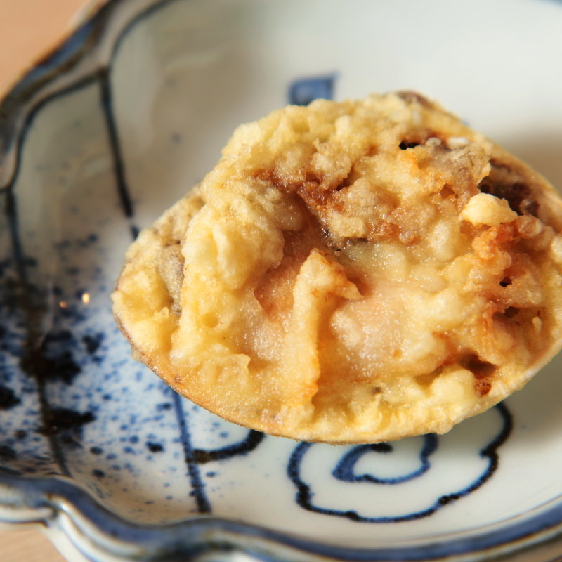 あさりの天麩羅(天ぷら たか瀬)