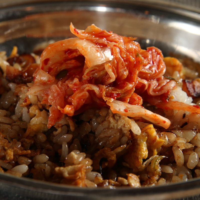 キムチチャーハン(炭焼ステーキ 末廣 （すえひろ）)