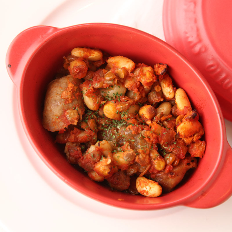 ソラマメとジャガイモのトマト煮込み(ビストロ キャセロール)