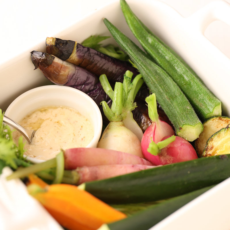 温野菜のバーニャカウダー(ビストロ キャセロール)