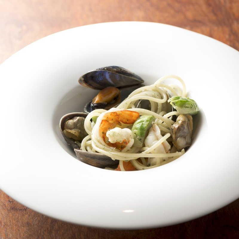 魚介のパスタ(APT cafe．83 （アプトカフェハチサン）)