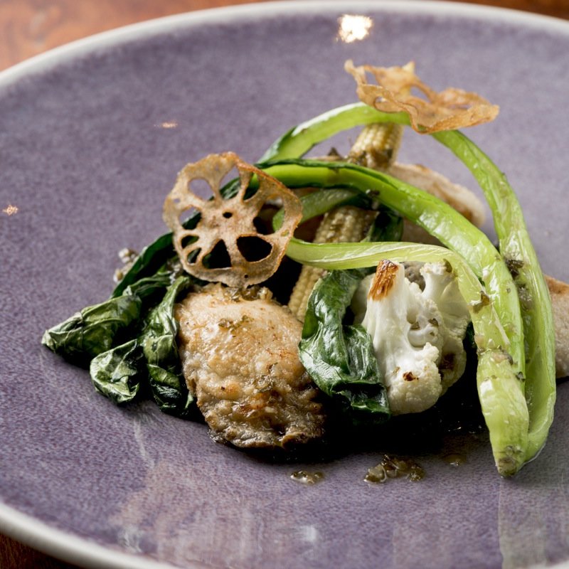 手羽先　グリル野菜(APT cafe．83 （アプトカフェハチサン）)