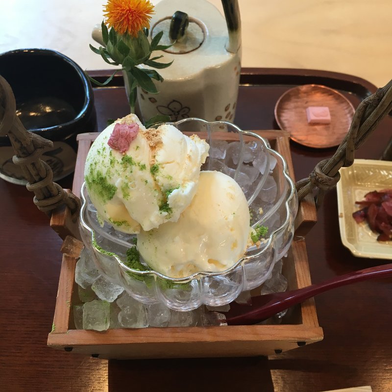 塩アイスセット(廚菓子くろぎ （クリヤカシクロギ）)