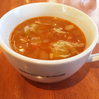 ベジタブルスープ(フレッシュネスバーガー 西新店 )